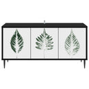 TV-skab HANAU 102 x 33 x 51 cm Sort eg Konstrueret træ