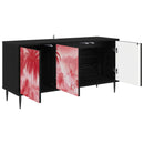 TV-skab AACHEN 102 x 33 x 51 cm Sort eg Konstrueret træ