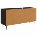 TV-skab BREMEN 102 x 33 x 51 cm Sort eg Konstrueret træ