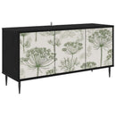 TV-skab GOTHA 102 x 33 x 51 cm Sort eg Konstrueret træ