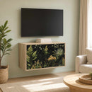 Væghængt TV Skab RHENEN 69 x 33 x 40 cm Sonoma-eg