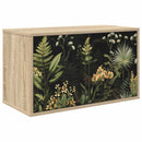 Væghængt TV Skab RHENEN 69 x 33 x 40 cm Sonoma-eg