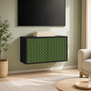 Væghængt TV Skab GELEEN 69 x 33 x 40 cm Sort eg Konstrueret træ
