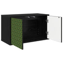 Væghængt TV Skab GELEEN 69 x 33 x 40 cm Sort eg Konstrueret træ