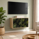 Væghængt TV Skab ELBURG 69 x 33 x 40 cm Sonoma-eg