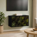 Væghængt TV Skab ELBURG 69 x 33 x 40 cm Sort eg Konstrueret træ