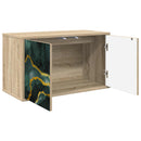 Væghængt TV Skab WIJHE 69 x 33 x 40 cm Sonoma-eg