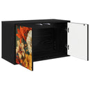 Væghængt TV Skab GENNEP 69 x 33 x 40 cm Sort eg Konstrueret træ