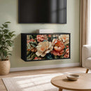 Væghængt TV Skab BORNE 69 x 33 x 40 cm Sort eg Konstrueret træ
