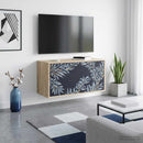 Væghængt TV Skab DOKKUM 69 x 33 x 40 cm Sonoma-eg
