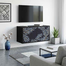 Væghængt TV Skab DOKKUM 69 x 33 x 40 cm Sort eg Konstrueret træ
