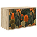 Væghængt TV Skab ZAANDAM 69 x 33 x 40 cm Sonoma-eg