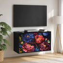 Væghængt TV Skab KIEL 69 x 33 x 40 cm Sort eg Konstrueret træ