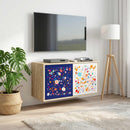 Væghængt TV Skab MAINZ 69 x 33 x 40 cm Sonoma-eg
