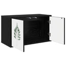 Væghængt TV Skab HANAU 69 x 33 x 40 cm Sort eg Konstrueret træ