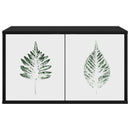 Væghængt TV Skab HANAU 69 x 33 x 40 cm Sort eg Konstrueret træ