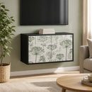 Væghængt TV Skab GOTHA 69 x 33 x 40 cm Sort eg Konstrueret træ