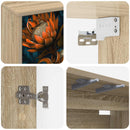 Væghængt TV Skab LOCHEM 102 x 33 x 40 cm Sonoma-eg