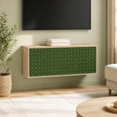 Væghængt TV Skab GELEEN 102 x 33 x 40 cm Sonoma-eg