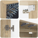 Væghængt TV Skab DOKKUM 102 x 33 x 40 cm Sonoma-eg