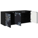 Væghængt TV Skab DOKKUM 102 x 33 x 40 cm Sort eg