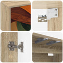 Væghængt TV Skab BONN 102 x 33 x 40 cm Sonoma-eg