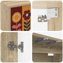 Væghængt TV Skab ESSEN 102 x 33 x 40 cm Sonoma-eg