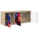Væghængt TV Skab KIEL 102 x 33 x 40 cm Sonoma-eg