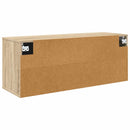 Væghængt TV Skab MAINZ 102 x 33 x 40 cm Sonoma-eg