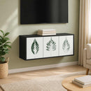 Væghængt TV Skab HANAU 102 x 33 x 40 cm Sort eg Konstrueret træ