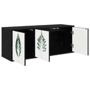 Væghængt TV Skab HANAU 102 x 33 x 40 cm Sort eg Konstrueret træ