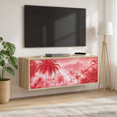 Væghængt TV Skab AACHEN 102 x 33 x 40 cm Sonoma-eg