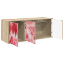 Væghængt TV Skab AACHEN 102 x 33 x 40 cm Sonoma-eg