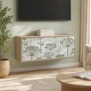 Væghængt TV Skab GOTHA 102 x 33 x 40 cm Sonoma-eg