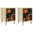Natskab LOCHEM 2 stk. Sonoma-eg 36 x 33 x 50 cm Konstrueret træ