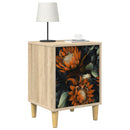Natskab LOCHEM 2 stk. Sonoma-eg 36 x 33 x 50 cm Konstrueret træ