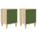 Natskab GELEEN 2 stk. Sonoma-eg 36 x 33 x 50 cm Konstrueret træ