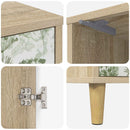 Natskab GOTHA 2 stk. Sonoma-eg 36 x 33 x 50 cm Konstrueret træ