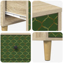 Natskab GELEEN 2 stk. Sonoma-eg 36 x 33 x 60 cm Konstrueret træ