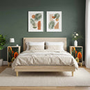 Natskab ZAANDAM 2 stk. Sonoma-eg 36 x 33 x 60 cm