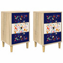 Natskab MAINZ 2 stk. Sonoma-eg 36 x 33 x 60 cm Konstrueret træ