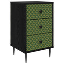 Natskab GELEEN Sort eg 36 x 33 x 61 cm Konstrueret træ