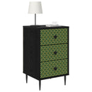 Natskab GELEEN Sort eg 36 x 33 x 61 cm Konstrueret træ