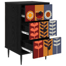 Natskab ESSEN Sort eg 36 x 33 x 61 cm Konstrueret træ