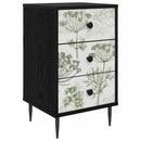 Natskab GOTHA Sort eg 36 x 33 x 61 cm Konstrueret træ