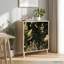 Skuffeskab RHENEN Tropisk jungleprint 66 x 36,5 x 75 cm