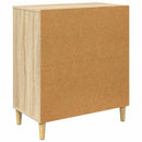 Skuffeskab OMMEN Geometrisk print 66 x 36,5 x 75 cm Sonoma-eg