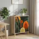 Skuffeskab ZAANDAM Skovtryk 66 x 36,5 x 75 cm Konstrueret træ