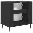 Badeværelsesskab OMMEN Sort eg 60 x 40 x 61 cm Konstrueret træ