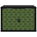 Vægmonteret natbord GELEEN Sort eg 36 x 33 x 25 cm